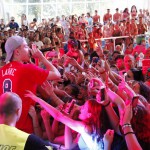 Fan in delirio per Biondo