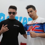 Tedua si lancia dagli scivoli