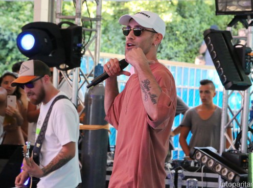 Mr Rain e Vegas Jones all'Aquafan di Riccione: "E' stata una figata"