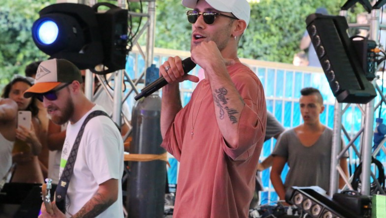 Mr Rain e Vegas Jones all'Aquafan di Riccione: "E' stata una figata"