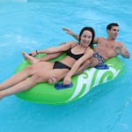 Michelle Hunziker e la sua estate rosa in Aquafan!