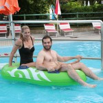 Michelle Hunziker e la sua estate rosa in Aquafan!