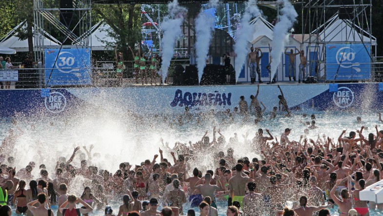 Il selfie dell'Eterna Giovinezza in Piscina Onde