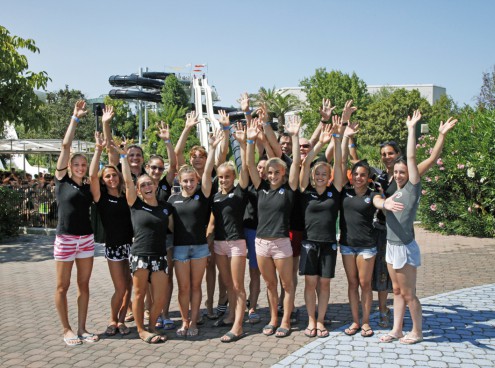 CAMPIONESSE AZZURRE DELLA GINNASTICA IN AQUAFAN