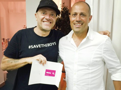 Max Pezzali: "Grazie Aquafan!"