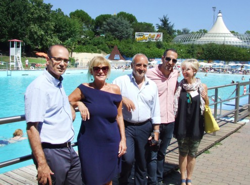 Tour operator israeliani ospiti di Aquafan e Oltremare