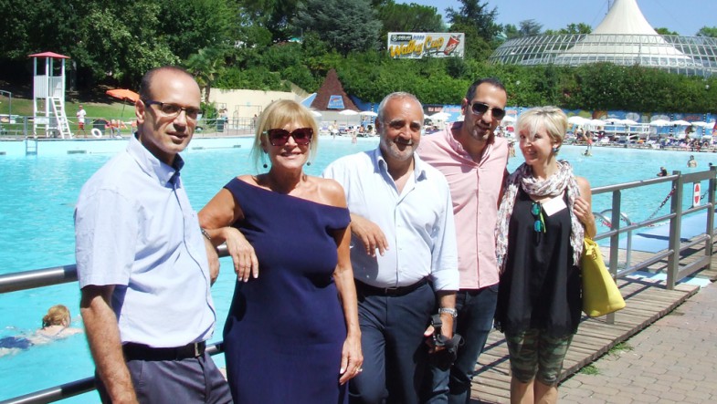 Tour operator israeliani ospiti di Aquafan e Oltremare