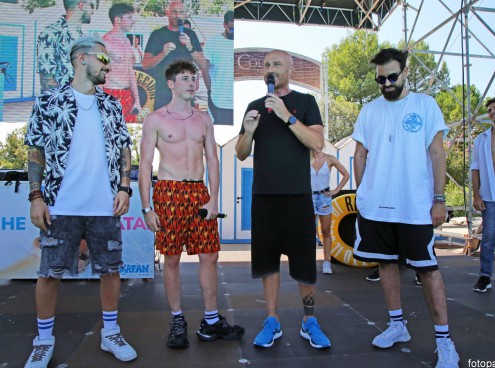 Shade e Rudeejay all'Aquafan in autostop!