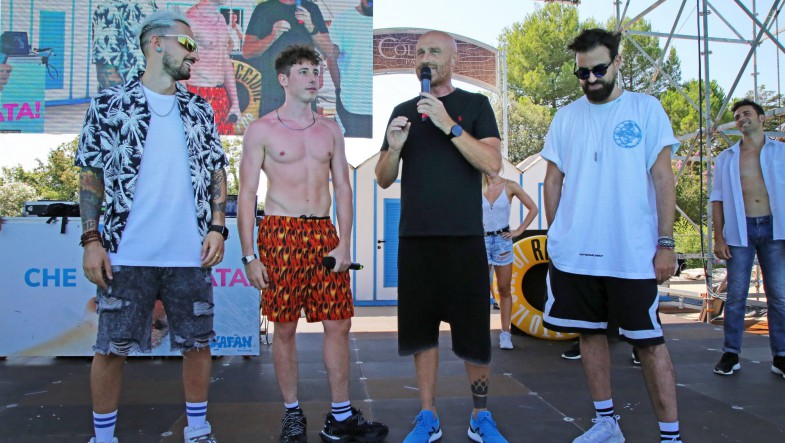 Shade e Rudeejay all'Aquafan in autostop!