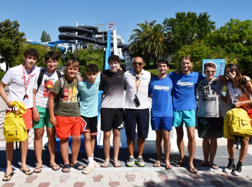 Ai cancelli di Aquafan alle 2:30 di notte