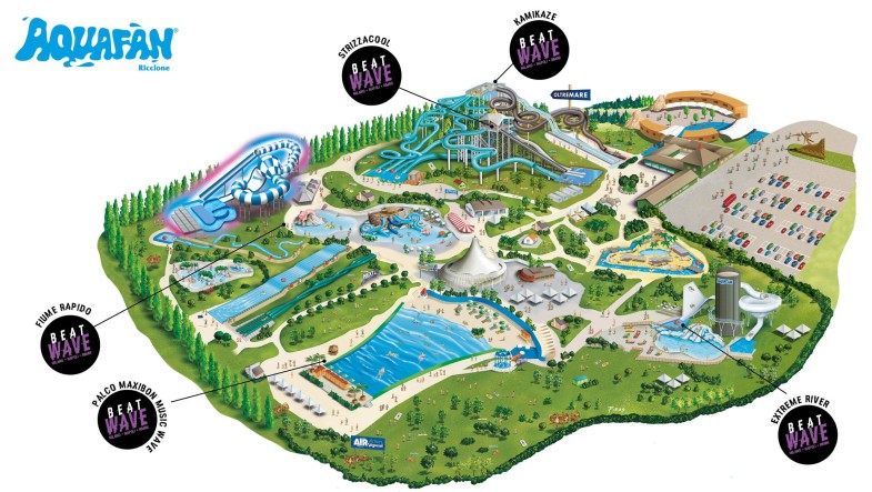 Aquafan si accende con BeatWave