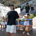 Biondo all'Aquafan "E' il parco più bello che c'è"