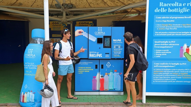 Corepla e rispetti l'ambiente all'Aquafan!