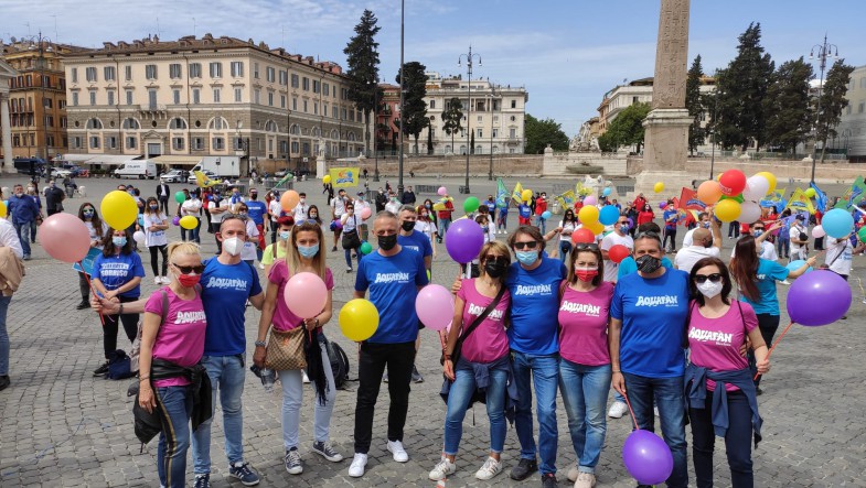 Costa Edutainment a Roma per dire 'no' al 1° Luglio