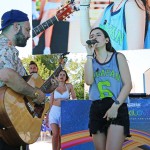 Federica Carta sul palco di MAXILOVE