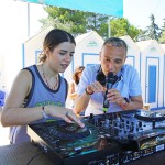 Federica Carta sul palco di MAXILOVE