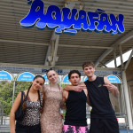 Giorgio, Susanna, Anastasia, Federico e Giulio i primi dell'Aquafan 2026!