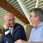 Il Ministro D'Incà tra gli scivoli di Aquafan 