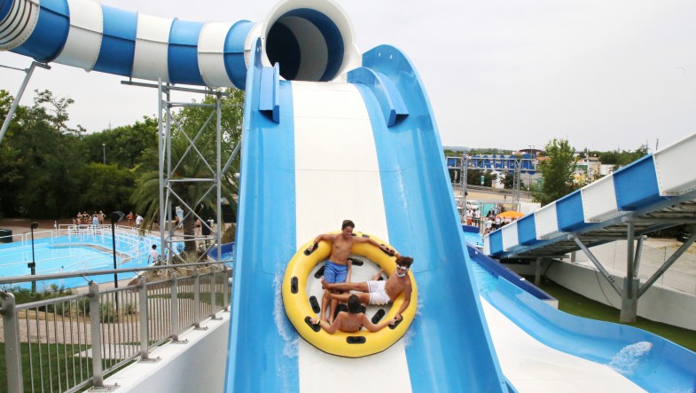 M280 lo scivolo più grande di Aquafan 