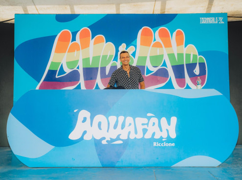 Molella in consolle all'Aquafan: "Un onore tornare qui dove tutto è iniziato"