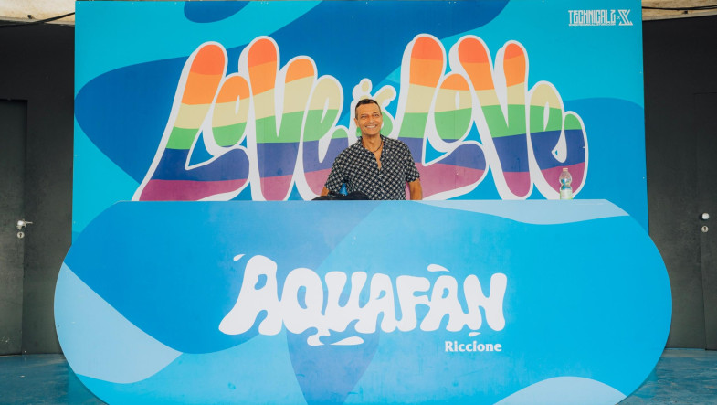 Molella in consolle all'Aquafan: "Un onore tornare qui dove tutto è iniziato"