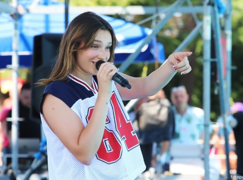 Sarah Toscano e Boro all'Aquafan! 