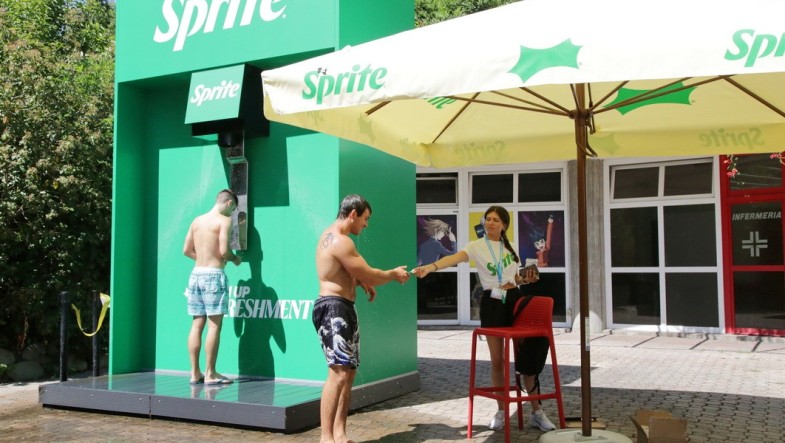 Sprite Shower, la freschezza! 