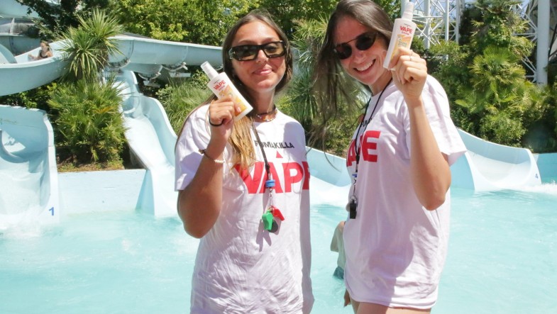 Vape protegge ovunque... anche sugli scivoli!